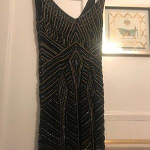 Only wore once beautiful fully beaded dress !